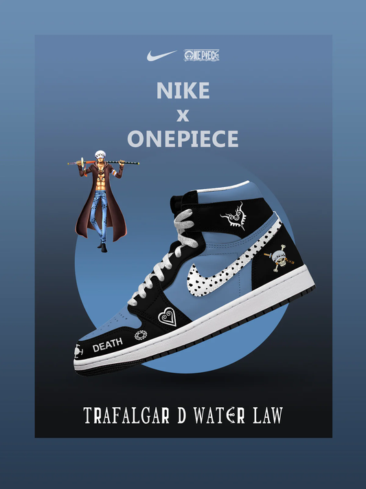 D. Water Law V.1 High-top Custom Sneakers