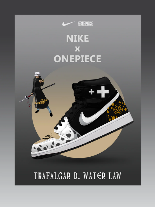 D. Water Law V.2 High-top Custom Sneakers
