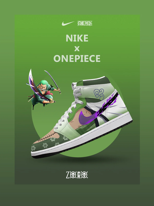 Zoro V.2 High-top Custom Sneakers