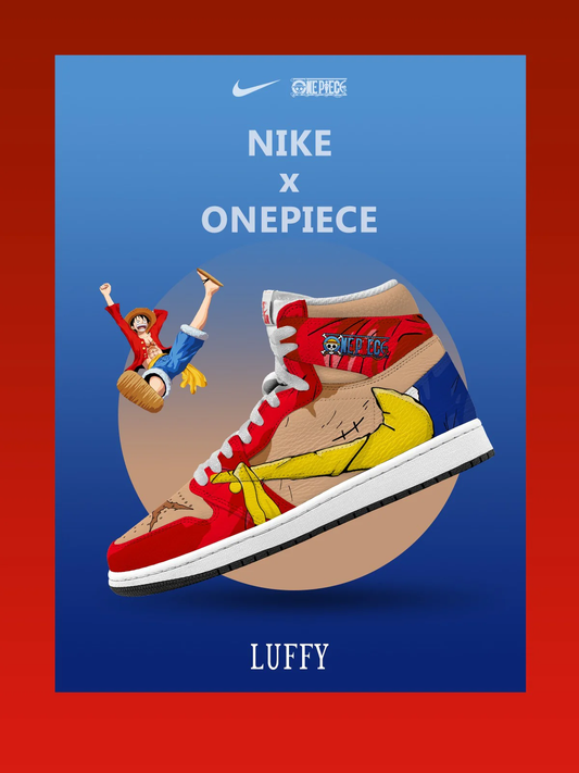 D. Luffy V.7 Custom TS High Sneakers
